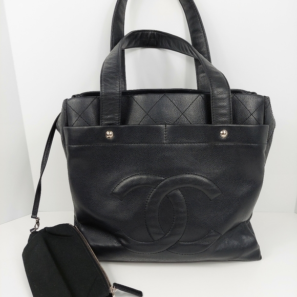 CHANEL Handbags - Chanel Ultimate Executive Large Tote Caviar Leather